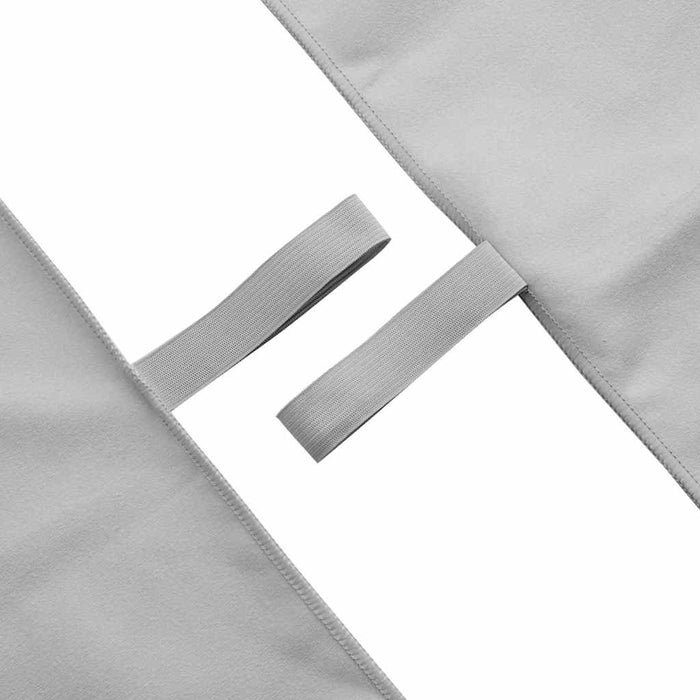 Prosoape Sport 2 pcs Gri 200 x 100 cm Poliester și poliamidă - WALTI WALTI
