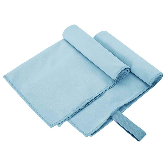 Prosoape Sport 2 pcs albastru 50 x 30 cm Poliester și poliamidă - WALTI WALTI