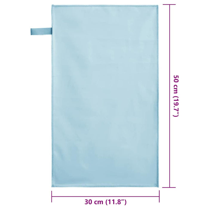 Prosoape Sport 2 pcs albastru 50 x 30 cm Poliester și poliamidă - WALTI WALTI