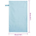 Prosoape Sport 2 pcs albastru 50 x 30 cm Poliester și poliamidă - WALTI WALTI