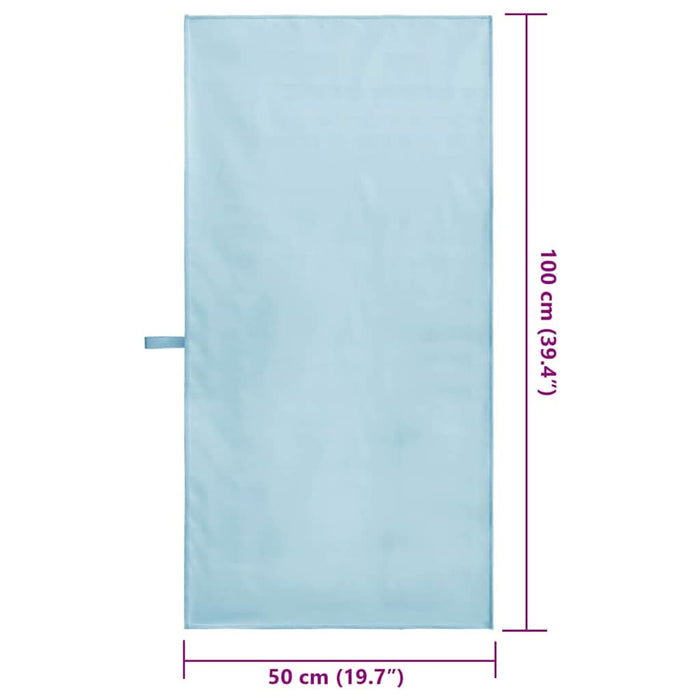 Prosoape Sport 2 pcs albastru 100 x 50 cm - WALTI WALTI