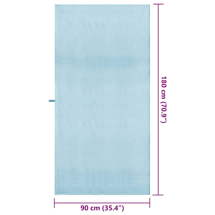 Prosoape Sport 2 pcs albastru 180 x 90 cm - WALTI WALTI