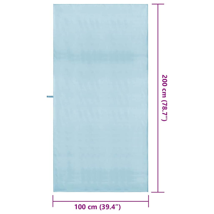 Prosoape Sport 2 pcs albastru 200 x 100 cm - WALTI WALTI