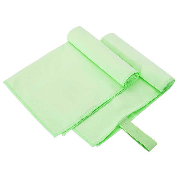 Prosoape Sport 2 pcs Verde 50 x 30 cm Poliester și poliamidă - WALTI WALTI