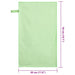 Prosoape Sport 2 pcs Verde 50 x 30 cm Poliester și poliamidă - WALTI WALTI
