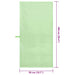Prosoape Sport 2 pcs Verde 100 x 50 cm Poliester și poliamidă - WALTI WALTI
