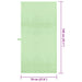Prosoape Sport 2 pcs Verde 140 x 70 cm Poliester și poliamidă - WALTI WALTI
