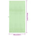Prosoape Sport 2 pcs Verde 180 x 90 cm Poliester și poliamidă - WALTI WALTI