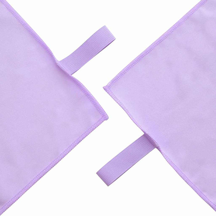 Prosoape Sport 2 pcs Violet 50 x 30 cm Poliester și poliamidă - WALTI WALTI