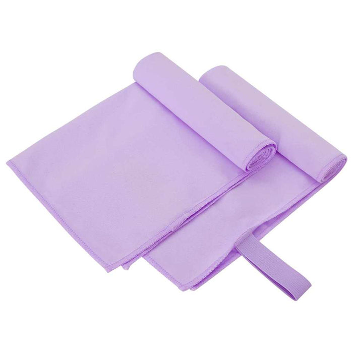 Prosoape Sport 2 pcs Violet 50 x 30 cm Poliester și poliamidă - WALTI WALTI