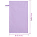 Prosoape Sport 2 pcs Violet 50 x 30 cm Poliester și poliamidă - WALTI WALTI