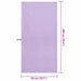 Prosoape Sport 2 pcs Violet 100 x 50 cm Poliester și poliamidă - WALTI WALTI