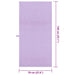 Prosoape Sport 2 pcs Violet 140 x 70 cm Poliester și poliamidă - WALTI WALTI