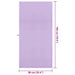 Prosoape Sport 2 pcs Violet 180 x 90 cm Poliester și poliamidă - WALTI WALTI