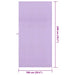 Prosoape Sport 2 pcs Violet 200 x 100 cm Poliester și poliamidă - WALTI WALTI
