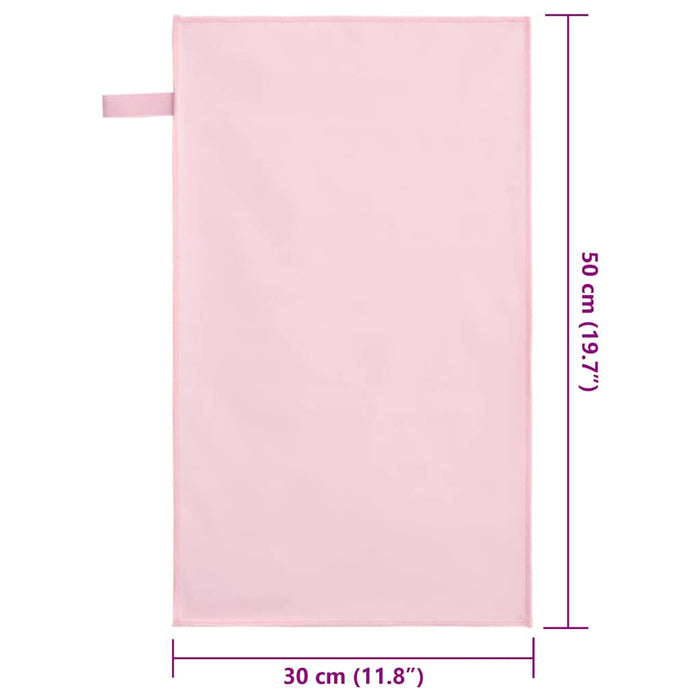 Prosoape Sport 2 pcs Roz 50 x 30 cm Poliester și poliamidă - WALTI WALTI