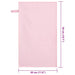 Prosoape Sport 2 pcs Roz 50 x 30 cm Poliester și poliamidă - WALTI WALTI