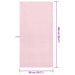 Prosoape Sport 2 pcs Roz 100 x 50 cm Poliester și poliamidă - WALTI WALTI
