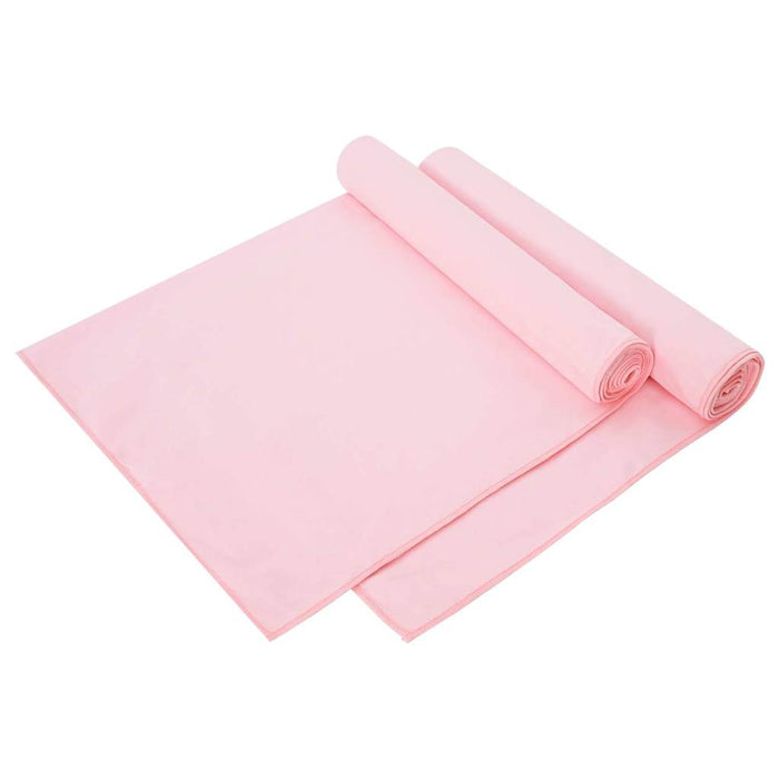 Prosoape Sport 2 pcs Roz 140 x 70 cm Poliester și poliamidă - WALTI WALTI