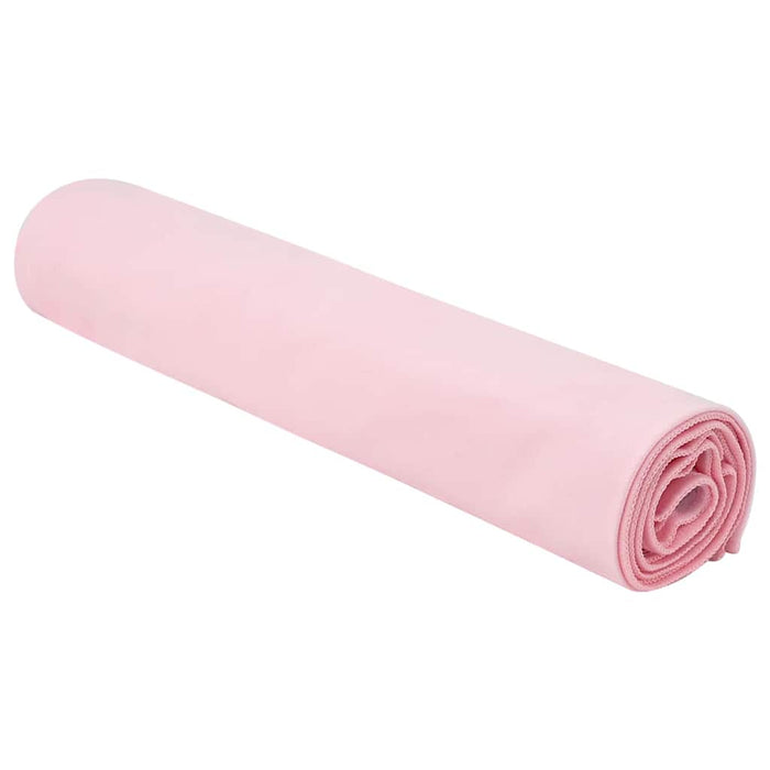 Prosoape Sport 2 pcs Roz 140 x 70 cm Poliester și poliamidă - WALTI WALTI