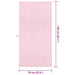 Prosoape Sport 2 pcs Roz 140 x 70 cm Poliester și poliamidă - WALTI WALTI