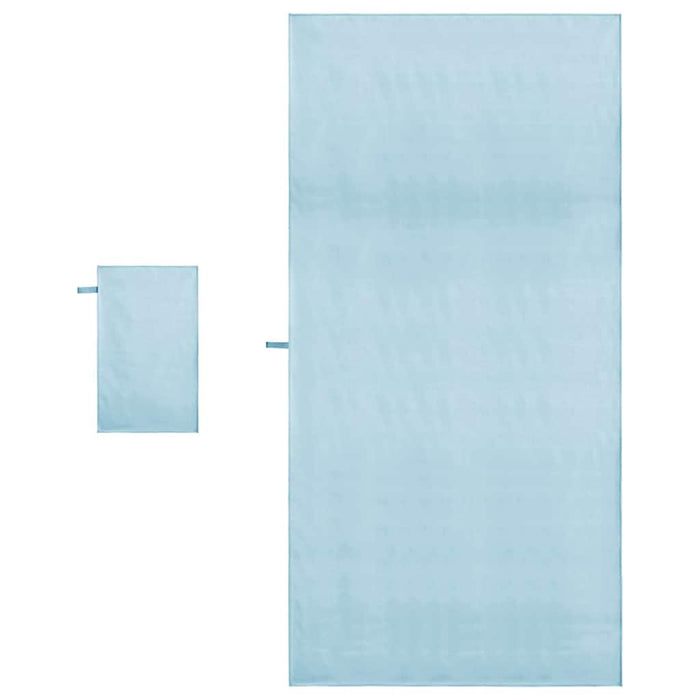 Set de Prosoape Sport 2 pcs albastru țesătură - WALTI WALTI