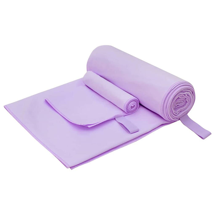 Set de Prosoape Sport 2 pcs Violet țesătură - WALTI WALTI