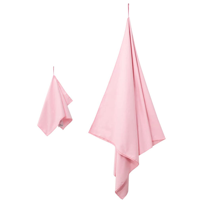 Set de Prosoape Sport 2 pcs Roz țesătură - WALTI WALTI