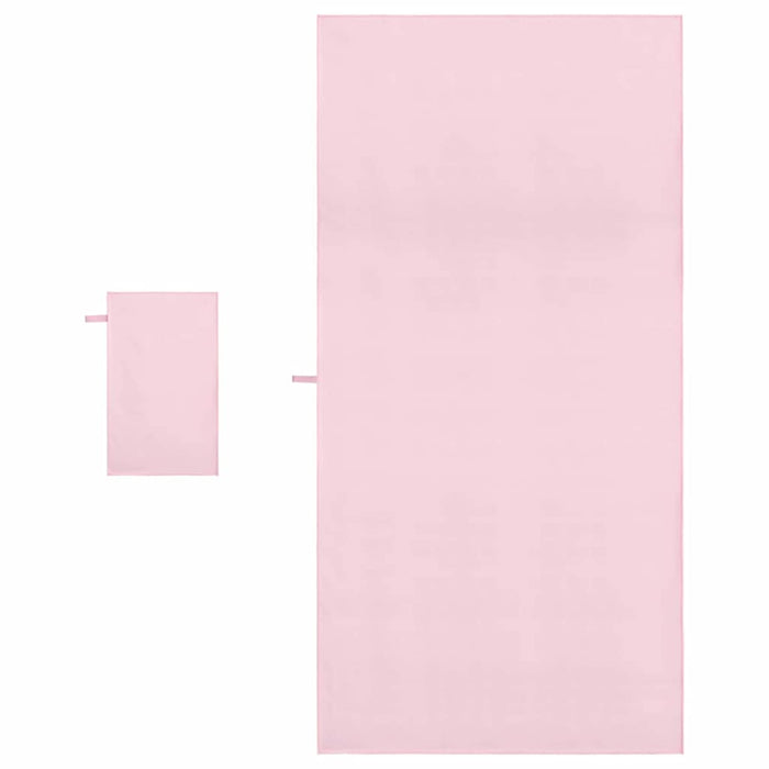 Set de Prosoape Sport 2 pcs Roz țesătură - WALTI WALTI