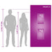 Set de Prosoape Sport 3 pcs Violet Poliester și poliamidă - WALTI WALTI