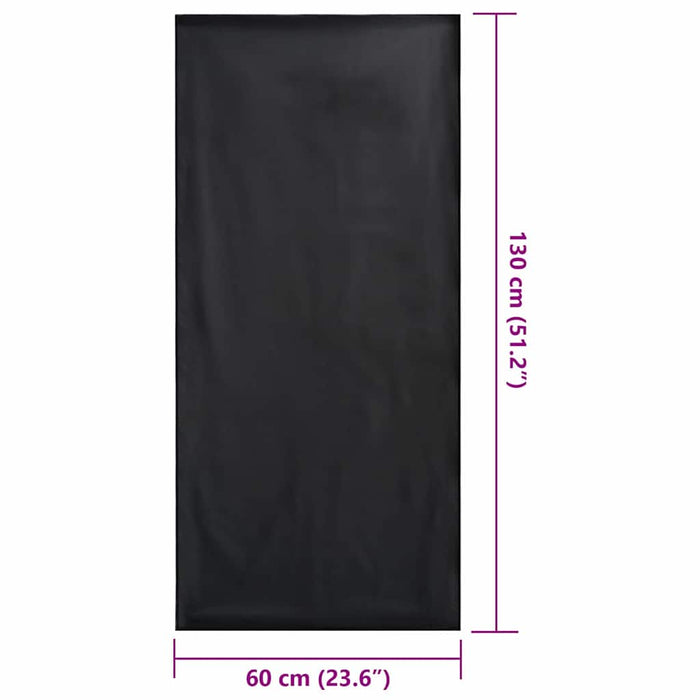 Prosoape pentru scaune de exterior 2 pcs Negru 130 x 60 cm - WALTI WALTI