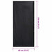 Prosoape pentru scaune de exterior 2 pcs Negru 130 x 60 cm - WALTI WALTI