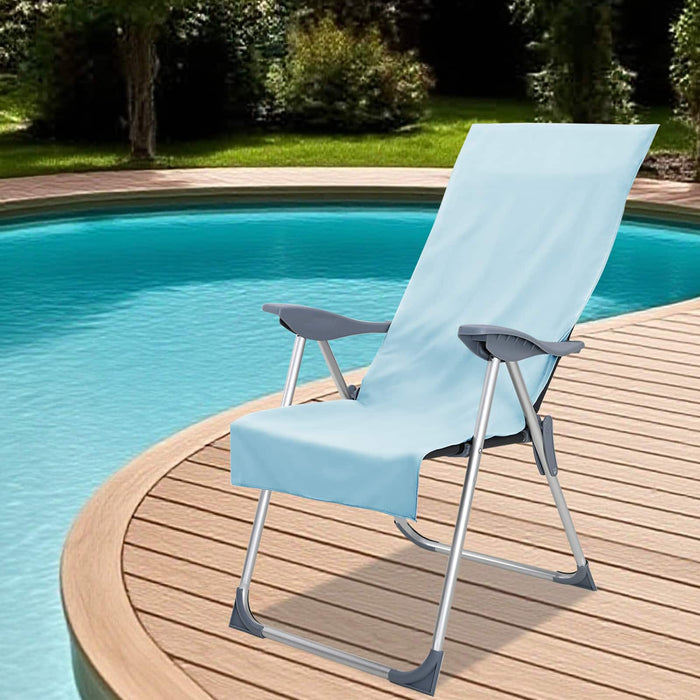 Prosoape pentru scaune de exterior 2 pcs albastru 130 x 60 cm - WALTI WALTI