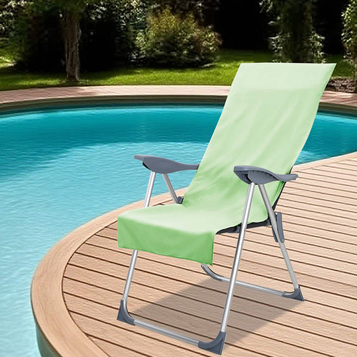 Prosoape pentru scaune de exterior 2 pcs Verde 130 x 60 cm - WALTI WALTI
