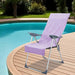Prosoape pentru scaune de exterior 2 pcs Violet 130 x 60 cm - WALTI WALTI