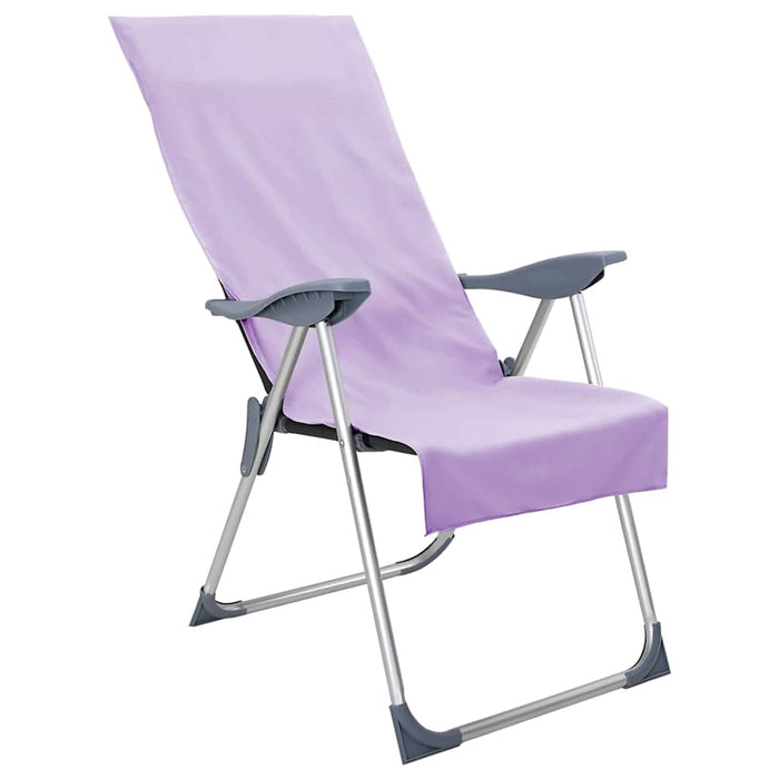 Prosoape pentru scaune de exterior 2 pcs Violet 130 x 60 cm - WALTI WALTI