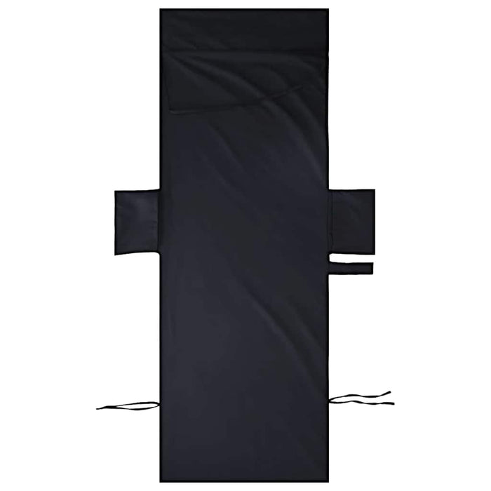 Prosoape pentru șezlong 2 buc. Negru 210 x 75 cm - WALTI WALTI