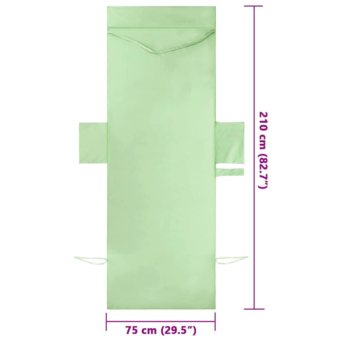 Prosoape pentru șezlong 2 pcs Verde 210 x 75 cm WALTI