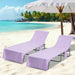 Prosoape pentru șezlong 2 pcs Violet 210 x 75 cm - WALTI WALTI