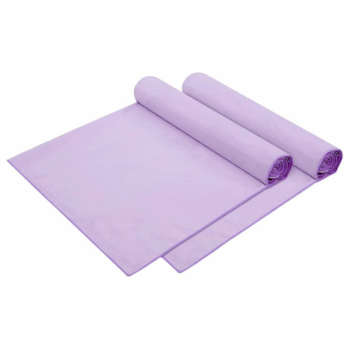 Prosoape pentru șezlong 2 pcs Violet 210 x 75 cm - WALTI WALTI