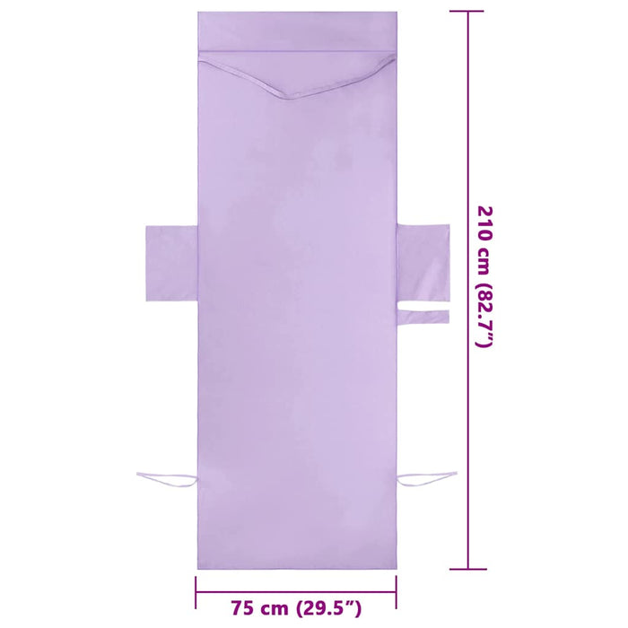 Prosoape pentru șezlong 2 pcs Violet 210 x 75 cm - WALTI WALTI