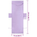 Prosoape pentru șezlong 2 pcs Violet 210 x 75 cm - WALTI WALTI