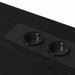 Birou cu raft Stejar negru 100 x 50 x 86.5 cm Lemn compozit - WALTI WALTI