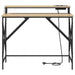 Birou cu raft Stejar sonoma 100 x 50 x 86.5 cm Lemn compozit - WALTI WALTI