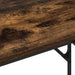 Birou cu raft Stejar afumat 100 x 50 x 86.5 cm Lemn compozit - WALTI WALTI