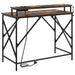 Birou cu raft Stejar afumat 100 x 50 x 86.5 cm Lemn compozit - WALTI WALTI