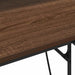 Birou cu raft Stejar brun 100 x 50 x 86.5 cm Lemn compozit - WALTI WALTI