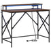 Birou cu raft Stejar brun 100 x 50 x 86.5 cm Lemn compozit - WALTI WALTI