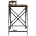 Birou cu raft Stejar brun 100 x 50 x 86.5 cm Lemn compozit - WALTI WALTI