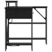 Birou cu sertar Stejar negru 120 x 79 x 86.5 cm Lemn compozit - WALTI WALTI